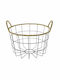 Iliadis Obstschale Metallisch Schwarz 26x26x16cm