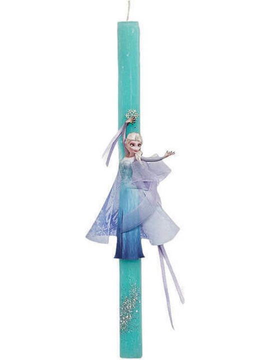 Frozen Έλσα Λαμπάδα Frozen Τετράγωνη Μπλε