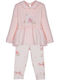 Kinder-Set mit Leggings Winter 2Stück Rosa