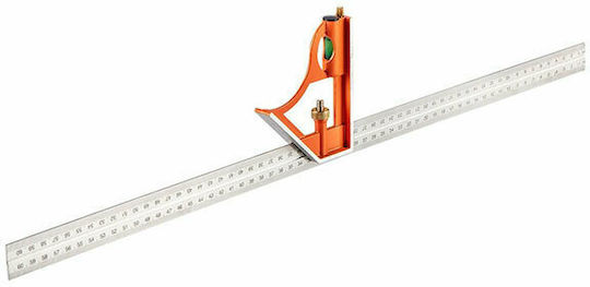 Neo Tools Γωνιόμετρο Μαραγκών Μεταλλικό Μήκους 60εκ. με Αλφάδι
