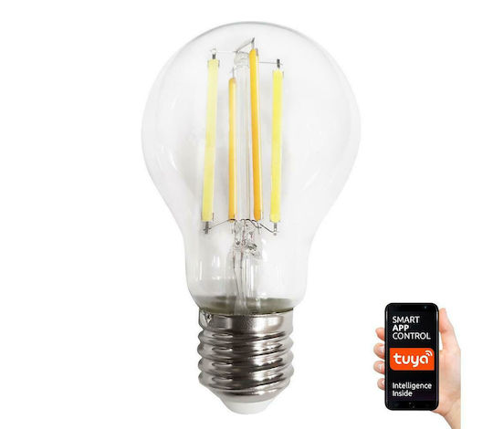 Polux Smart Λάμπα LED 7W για Ντουί E27 και Σχήμα A60 Ρυθμιζόμενο Λευκό 806lm Dimmable