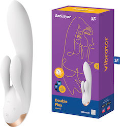 Satisfyer Double Flex Vibrator Rabbit 20cm White