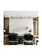 Eurolamp Hängelampe Schwarz Schiene 153x10x150cm.