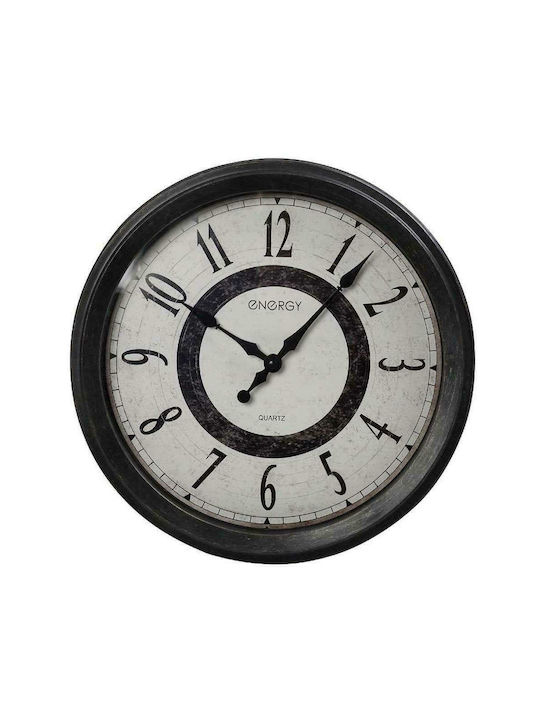 Espiel Antikes Wanduhr Polyresin Grey Ø30.3cm