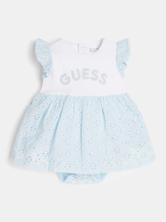 Guess Rochie pentru Copii Fără mâneci Albastru deschis