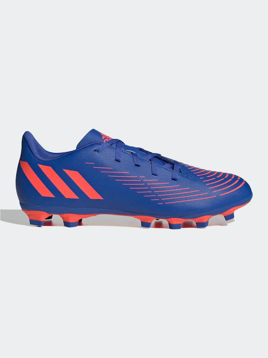 Adidas Edge.4 FxG Χαμηλά Ποδοσφαιρικά Παπούτσια με Τάπες High Res Blue / Turbo