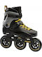 Αθλοπαιδιά Inline Αυξομειούμενα Rollers Μαύρα Ενηλίκων