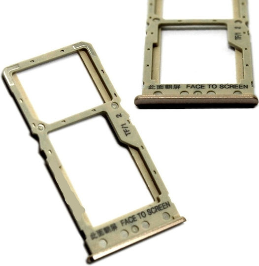 Slot Card Sim Auriu Redmi 6a