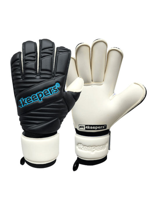 4Keepers Retro IV RF Adults Goalkeeper Gloves Black