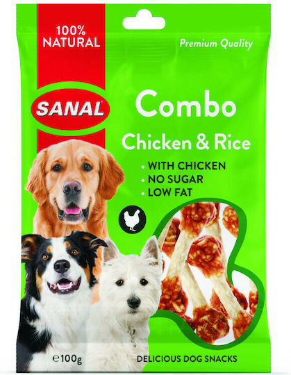 Sanal Combo Rice Dog Treat Diet with Chicken 100gr 2413