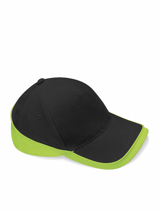 Beechfield Ανδρικό Jockey Black / Lime Green