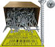 Lih Lin MDF Screw Phillips Galvanized with Diameter M3.5 and Length 35mm 100pcs