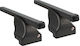 Cam Car Roof Bars Metallic 112cm for Peugeot 306 5D 5D 1993-2001 Set with Roof Rack Legs Black