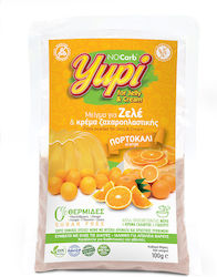 NoCarb Bio-Produkt Mischung für Zele Yupi Zuckerfrei mit Geschmack Orange für Gelee & Cremefüllung Glutenfrei 100gr