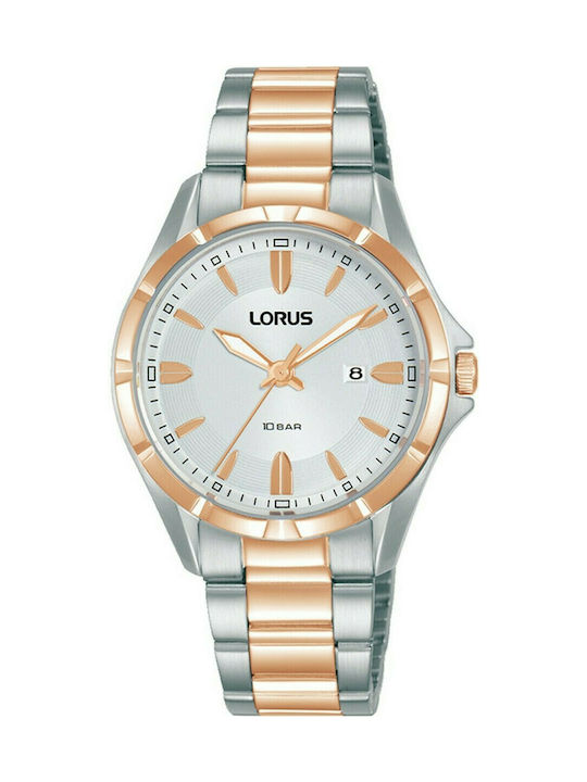 Lorus Classic Ρολόι με Μεταλλικό Μπρασελέ