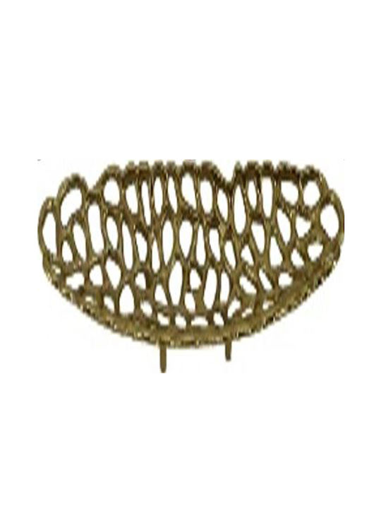 InTheBox Metallic Decorative Platter Gold 44x13x6cm