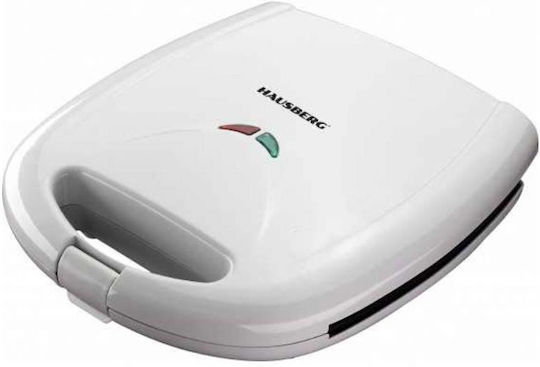 Hausberg HB-3522AB Sandwich Maker for for 2 Sandwiches Sandwiches 1200W White