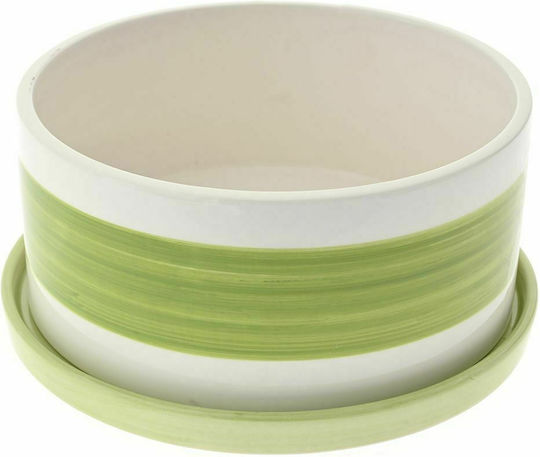 Iliadis Plant Pot Ceramic Green Iliadis Plant Pot Ceramic Green