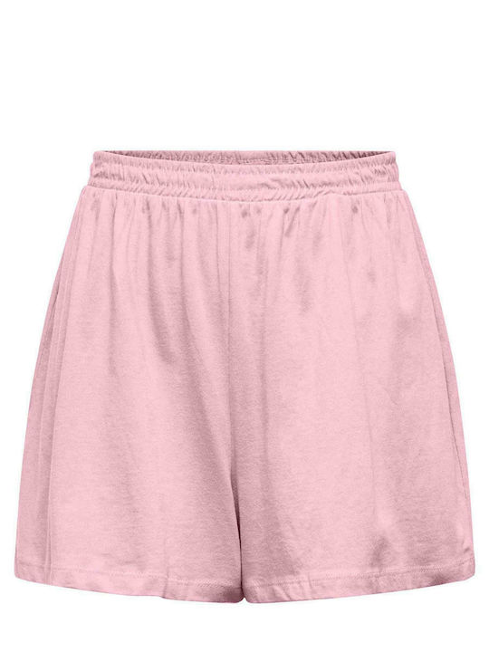 Only Women's High-waisted Sporty Shorts Pink