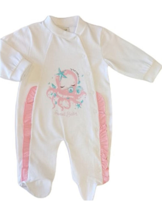 Sweet Baby Baby Bodysuit Long-Sleeved White
