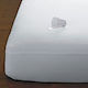 Gentug Protective Cover Semi-double Waterproof with Skirt Comfort Nights White 120x200cm