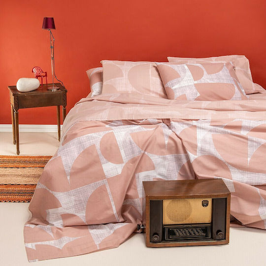 Melinen Coretta Σετ Σεντόνια Μονά 170x270εκ. Blush (3τμχ)