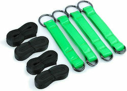 Ns Novelties Electra Play ThingsTie Down Straps Curele de Imobilizare Green 4buc