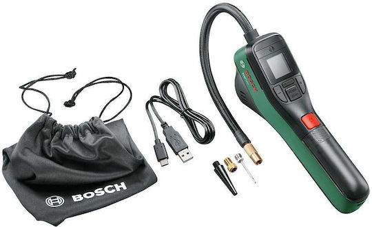 Bosch Easypump Cordless Compressed Air 2123485 Помпа Пневматичен Ръката с Манометър