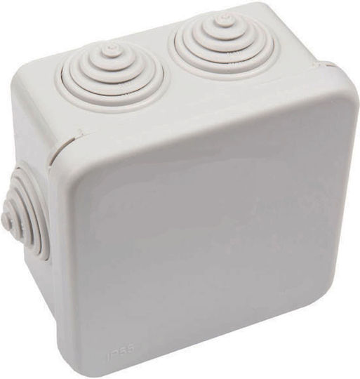Courbi Surface Mounted Electrical Box Branching IP54 in Gray Color