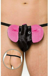 Softline Elephant Thong 4445 Black / Pink