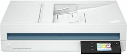 HP ScanJet Enterprise Flow N6600 fnw1 Flatbed / Sheetfed Scanner A4 with Wi-Fi