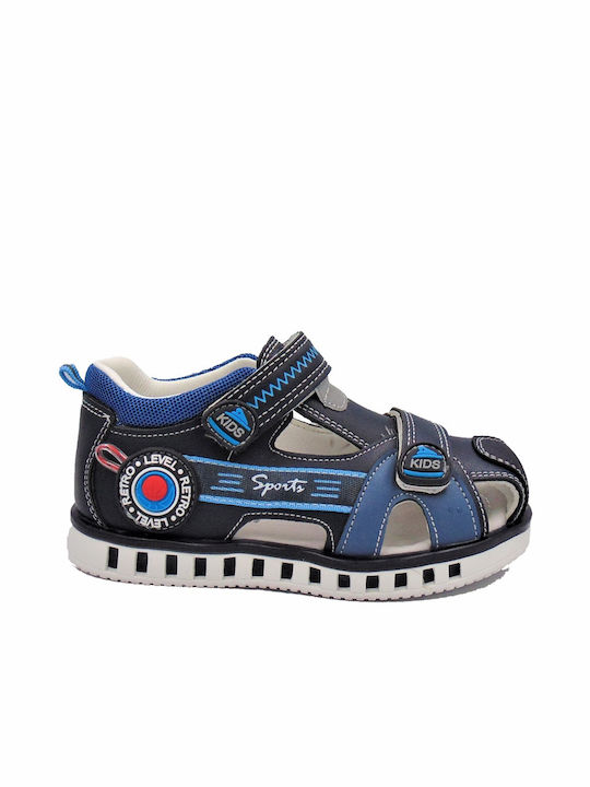 Oscal Shoe Sandals Anatomic with Velcro & Lights Blue