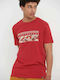 Funky Buddha Men's Short Sleeve T-shirt Red