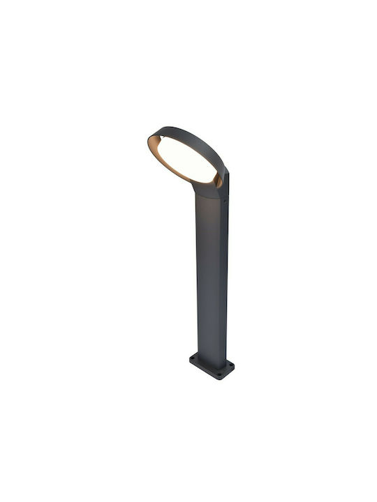 Lutec Φωτιστικό Κολωνάκι LED Εξωτερικού Χώρου 15W με Θερμό Λευκό Φως IP54 Μαύρο