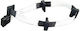 Silverstone Molex cu 4 pini - 15-Pin Sata Cablu 0.3m Alb (SST-PP07-BTSW)