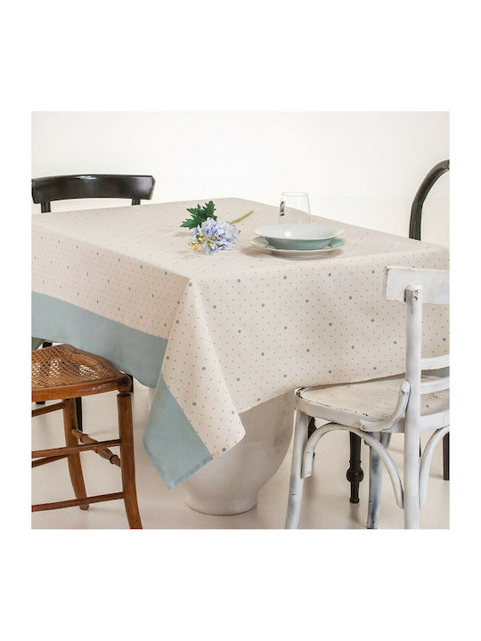 Melinen Tablecloth Tiffany Aqua 135x180cm