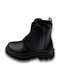 Kids Boots with Zipper Black
