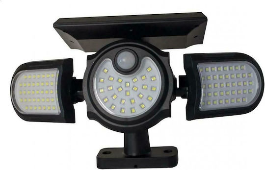 Andowl Wall Mounted Solar Light 2.5W 1000lm Cold White 5000K with Motion Sensor and Photocell IP54