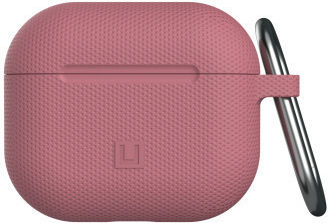 UAG [U] Dot Husă cu cârlig Dusty Rose pentru Apple AirPods 3
