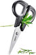 Gefu Stainless Steel Herb Scissor Black