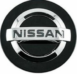 Zero-Wheel Wheel Center Cap Nissan with 54mm Internal Diameter Black 1pc
