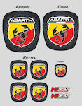 Badges Set Rear Front and Rims For Abarth Code 02