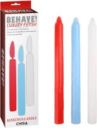 Chisa Novelties Сет за Масаж с Чувствена Свещ 3 Бройки