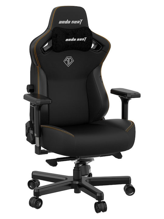 Anda Seat XL Artificial Leather Gaming Chair with Adjustable Arms Elegant Black