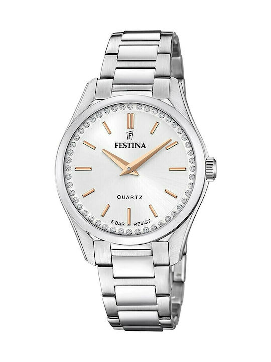 Festina Women's Watch with Silver Metal Bracelet