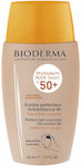 Bioderma Photoderm Nude Touch Mineral Слънцезащитна Крем За лице SPF50 40мл