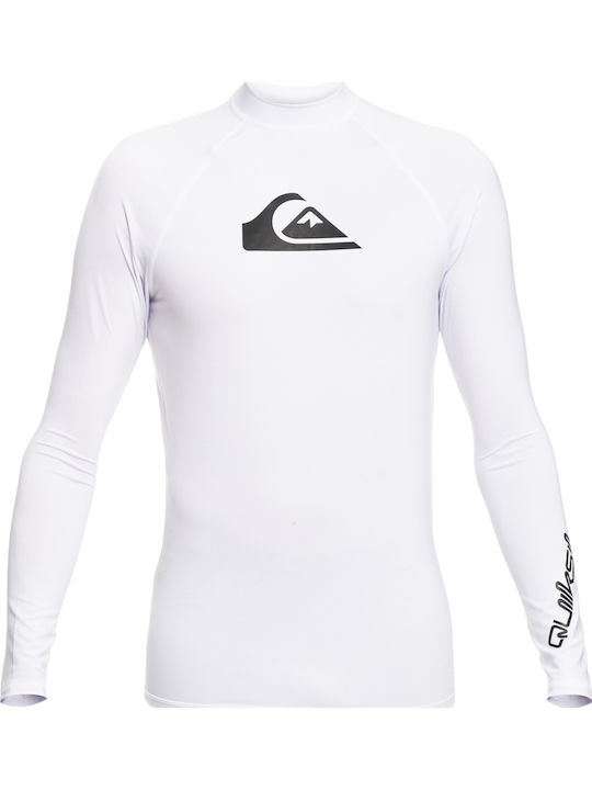 Quiksilver All Time UPF 50 Αντηλιακή Μπλούζα Λευκή Quiksilver All Time UPF 50 Αντηλιακή Μπλούζα Λευκή