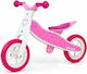 Milly Mally Bicicletă de Echilibru pentru Copii Look Hearts Fuchsia