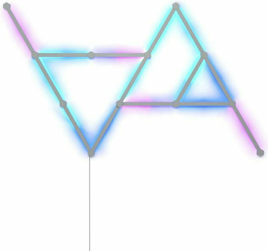 Nanoleaf Lines Starter Kit WiFi Lustră Decorativă Multicolor 15buc