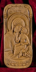 Wax Holy Mary Icon 6x13.5cm